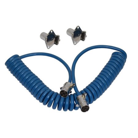 BLUE OX 4-WIRE ELECTRICAL COILED CABLE EXTENSION BX8861